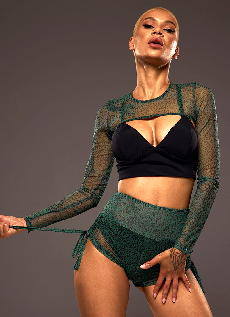 ボレロ MEDI GRID MESH BOLERO FP Movement x Arebesk Mesh Bolero – Arebesk, Inc.